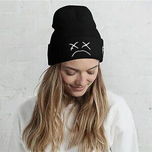 Cuffed Plain Skull Knit Cap